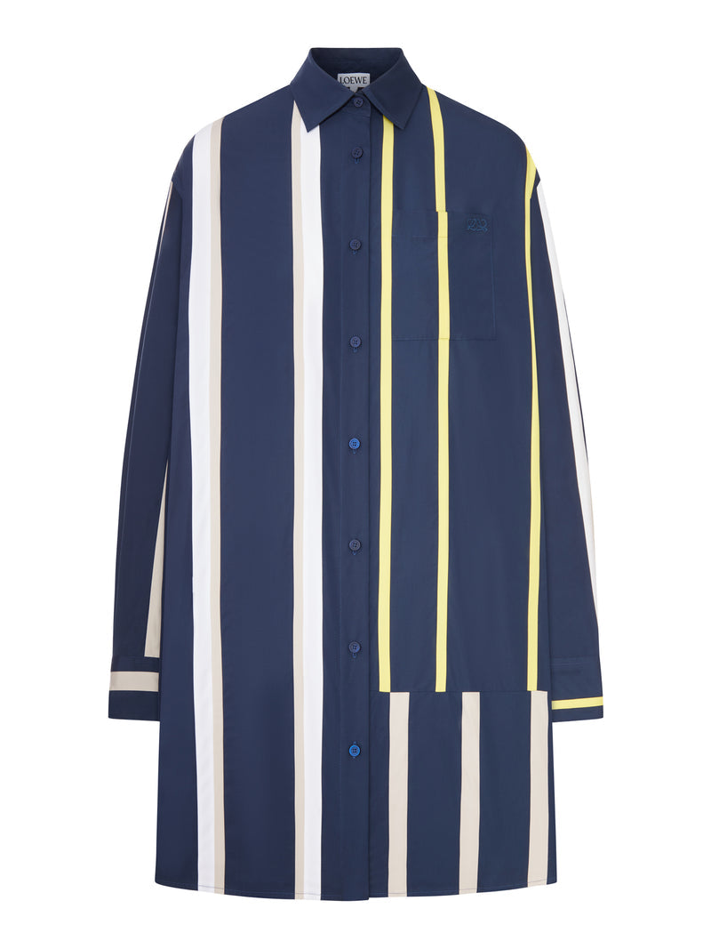 Loewe Women Striped Cotton Chemisier LOEWE