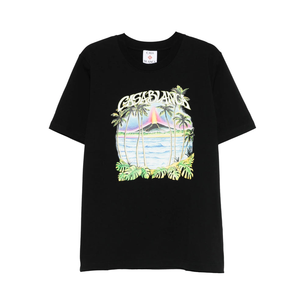 Casablanca Black T-Shirts & Vests - T-Shirts Men CASABLANCA