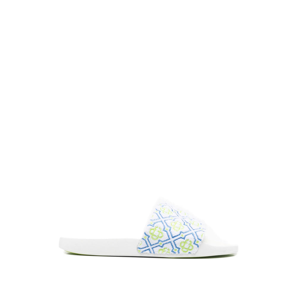 Casablanca White Flip-Flops & Slides Men CASABLANCA