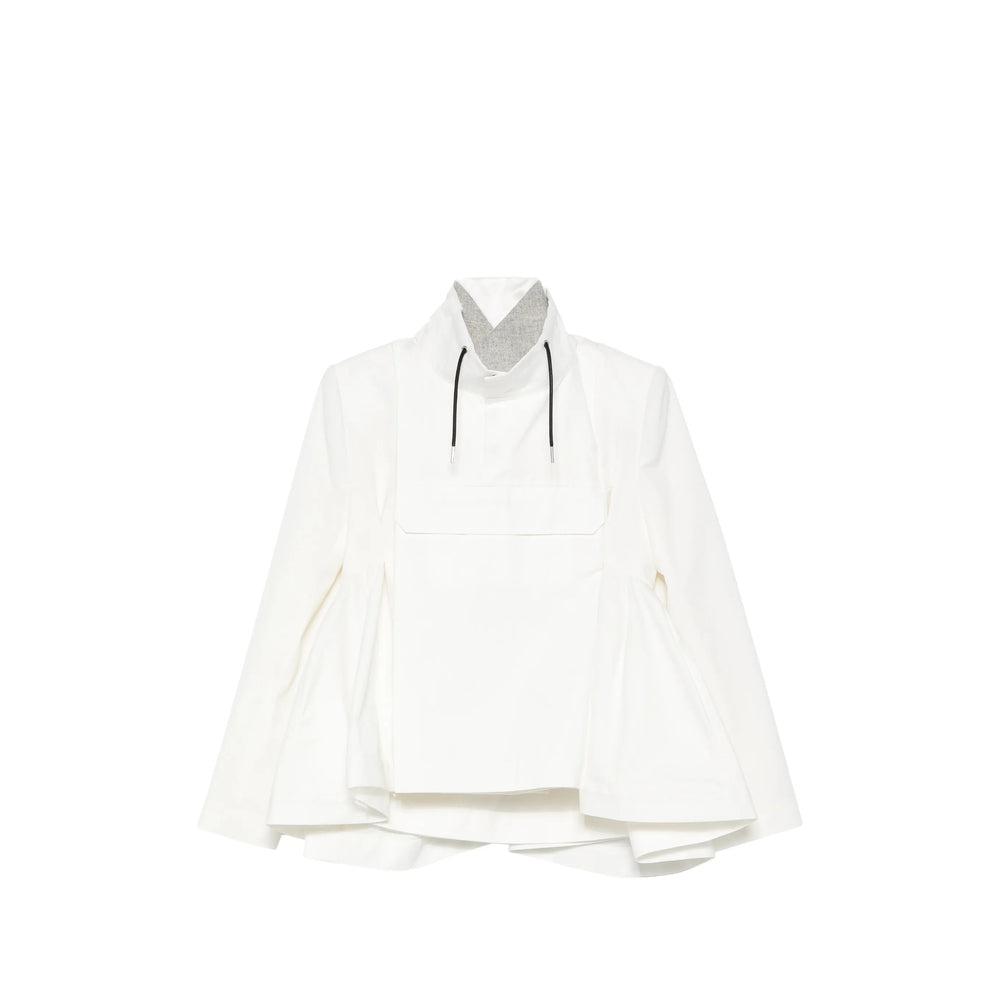 Sacai White Jackets - Blazers Women SACAI