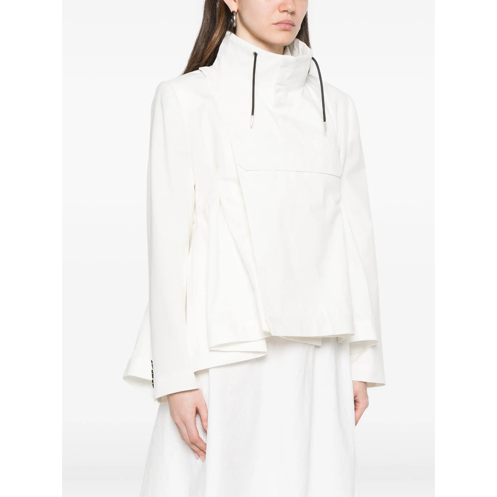Sacai White Jackets - Blazers Women SACAI