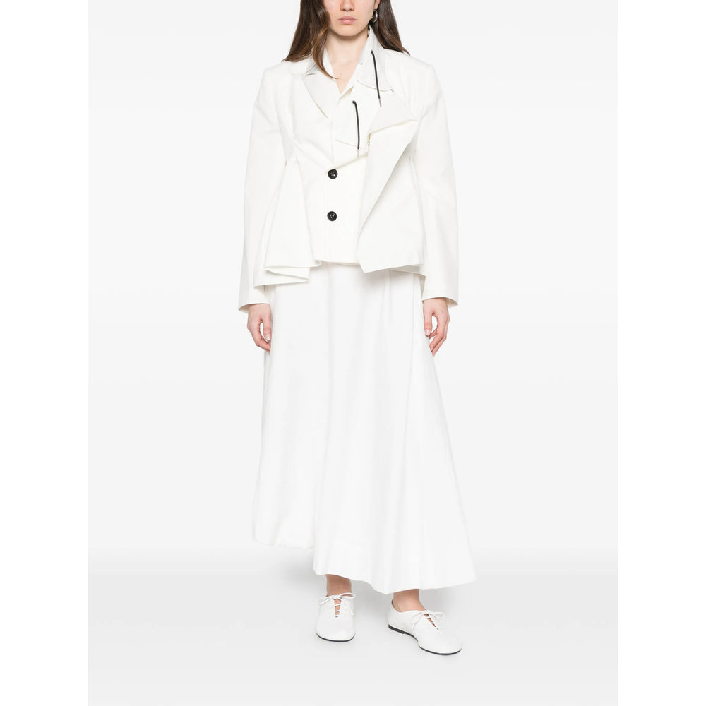 Sacai White Jackets - Blazers Women SACAI