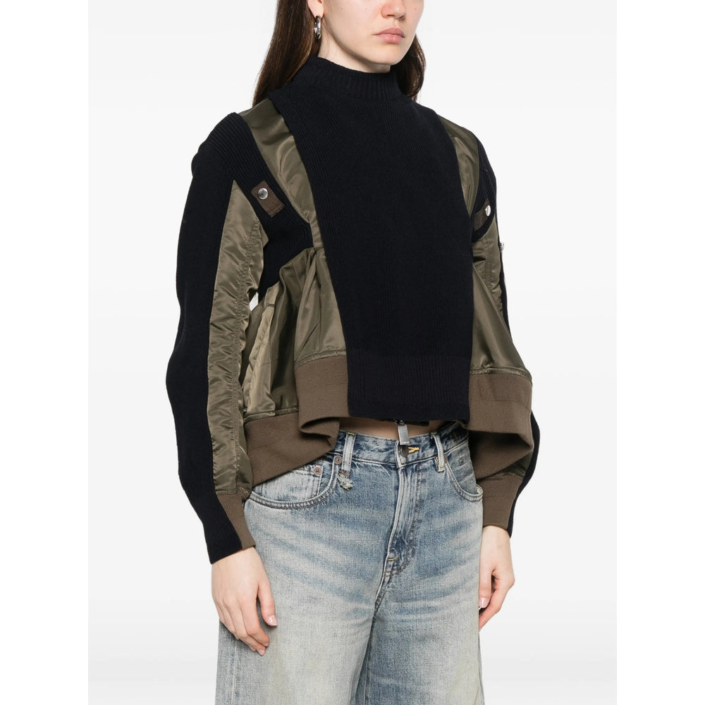 Sacai Black Jackets - Oversized Jackets Women SACAI