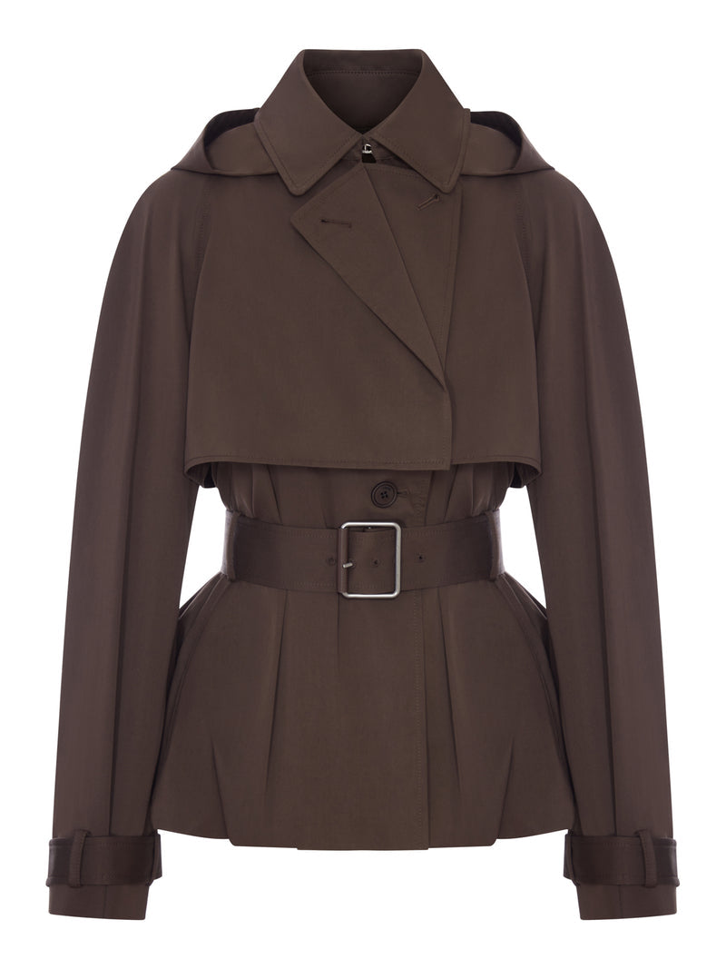 Loewe Women Cotton And Silk Gabardine Jacket With A Balloon Silhouette LOEWE