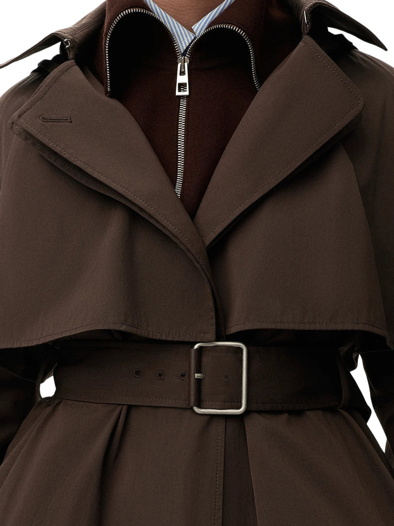 Loewe Women Cotton And Silk Gabardine Jacket With A Balloon Silhouette LOEWE