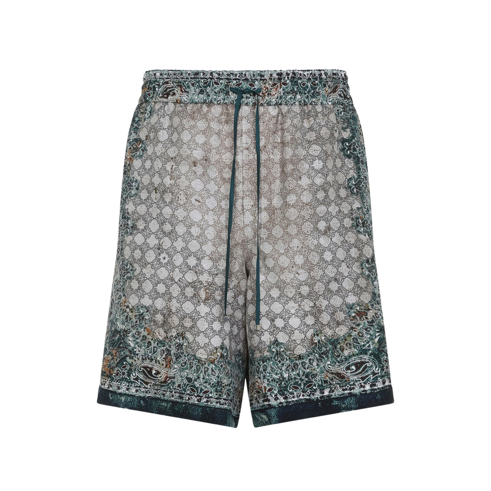 Amiri Green Shorts - Bermuda Shorts Men AMIRI