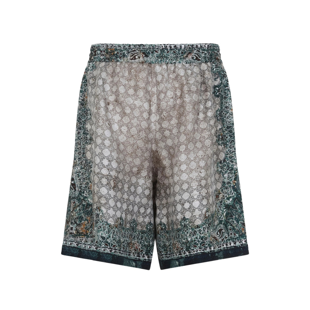 Amiri Green Shorts - Bermuda Shorts Men AMIRI