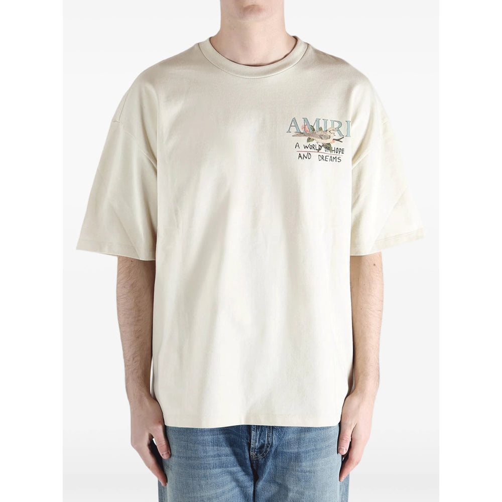 Amiri Neutrals T-Shirts & Vests - T-Shirts Men AMIRI