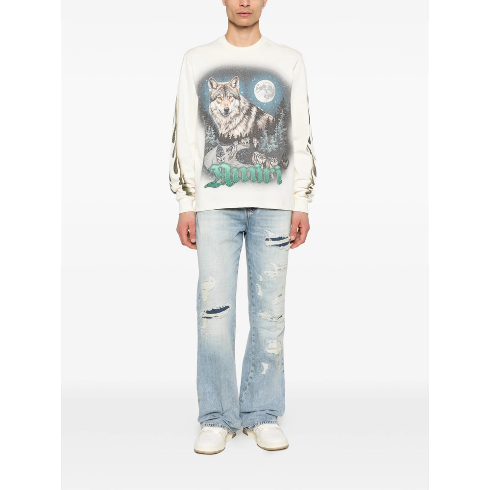 Amiri Blue Denim - Bootcut Jeans Men AMIRI