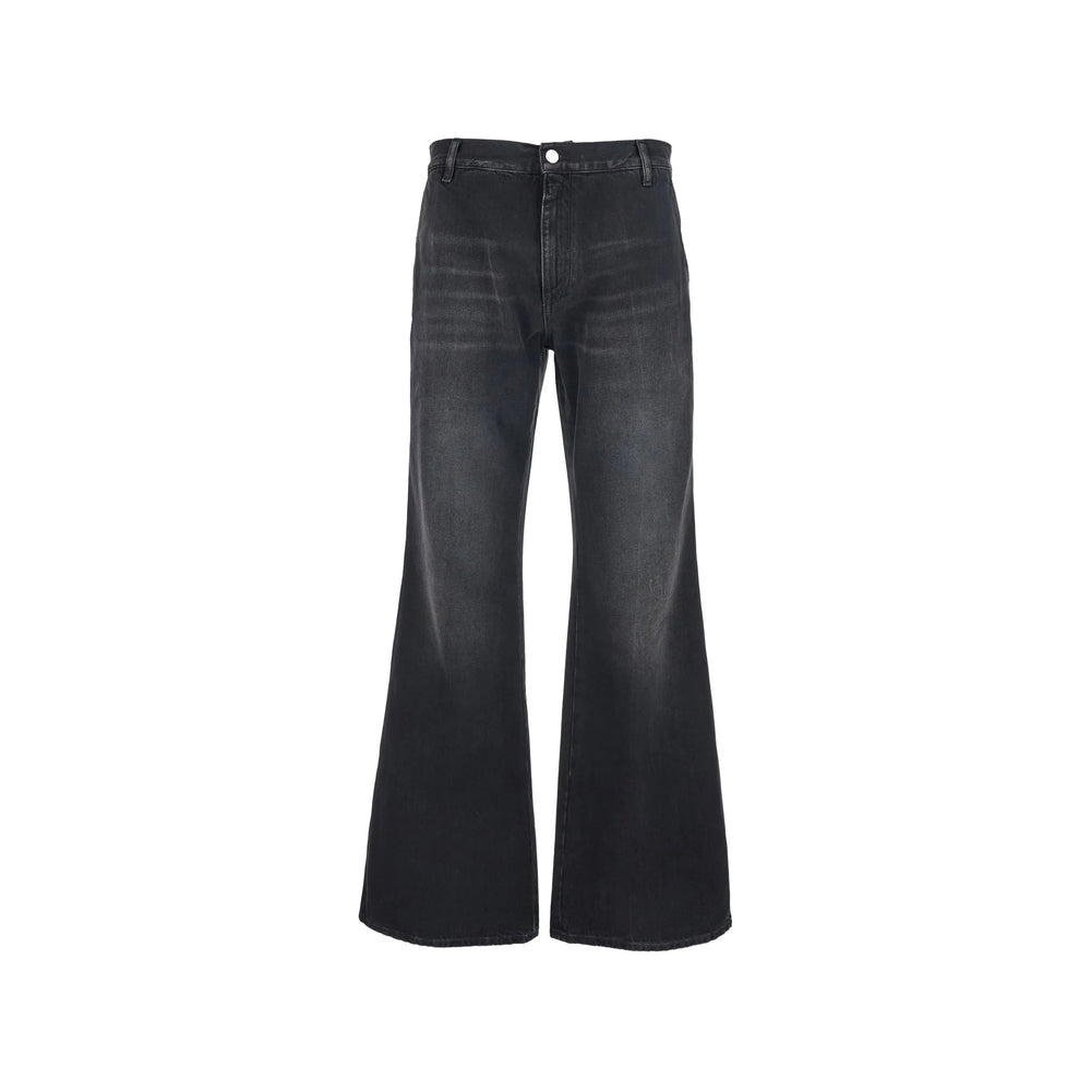 Amiri Black Denim - Wide-Leg Jeans Men AMIRI
