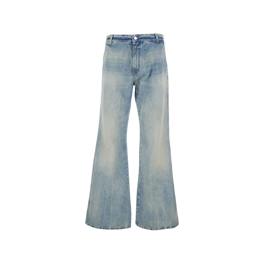 Amiri Blue Denim - Wide-Leg Jeans Men AMIRI