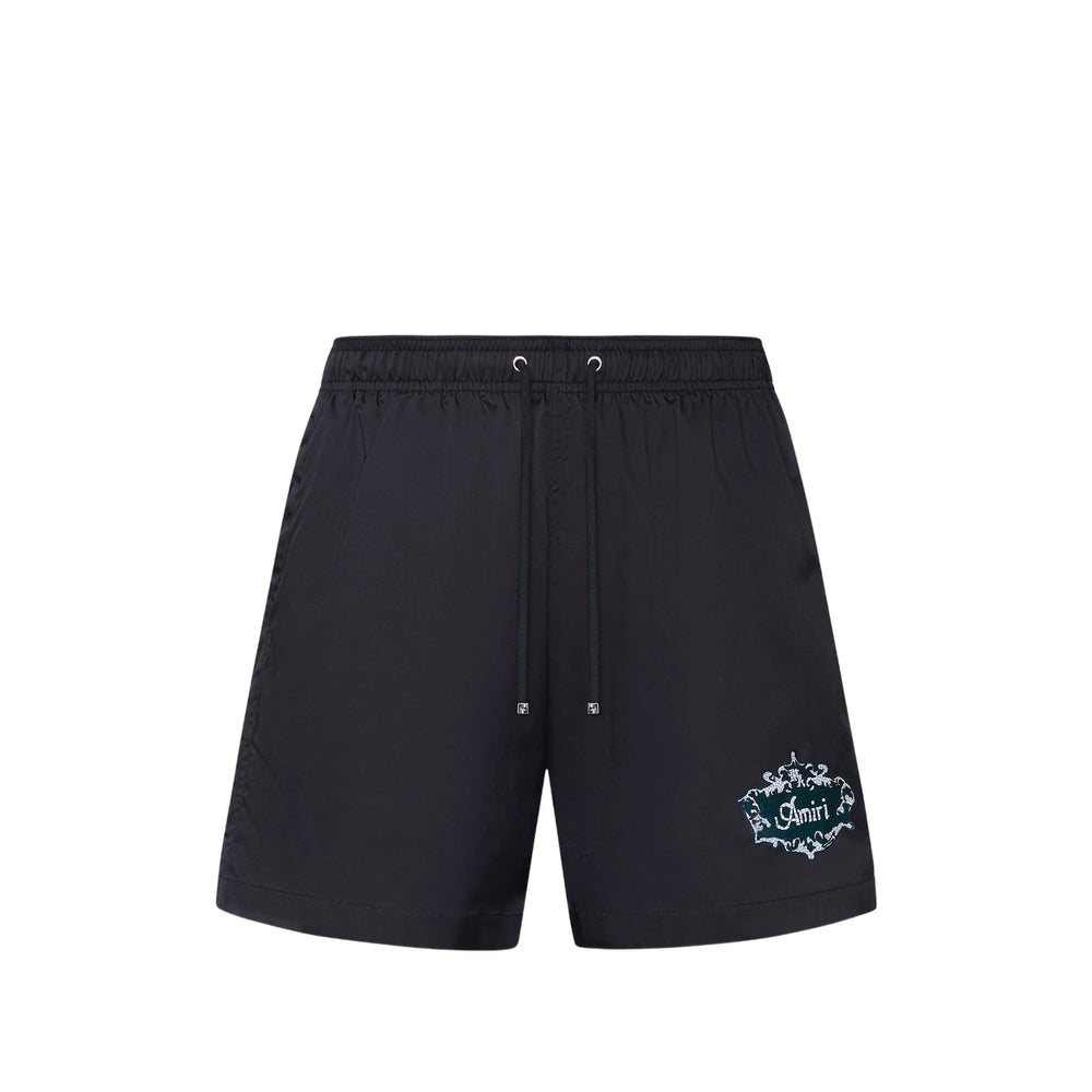 Amiri Black Beachwear - Swim Shorts Men AMIRI