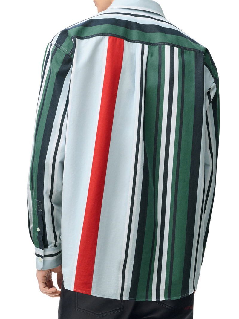 Loewe Men Mid-Weight Striped Cotton Twill Shirt LOEWE