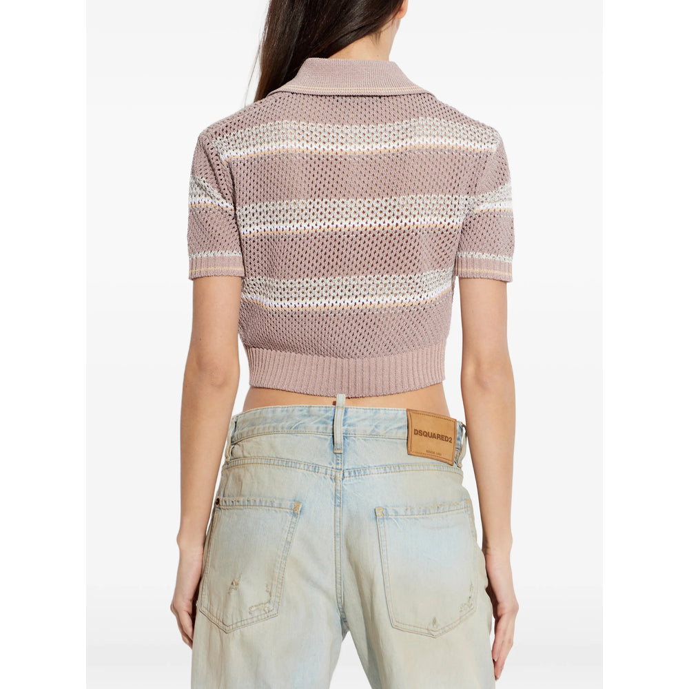 Amiri Pink Tops - Polo Tops Women AMIRI