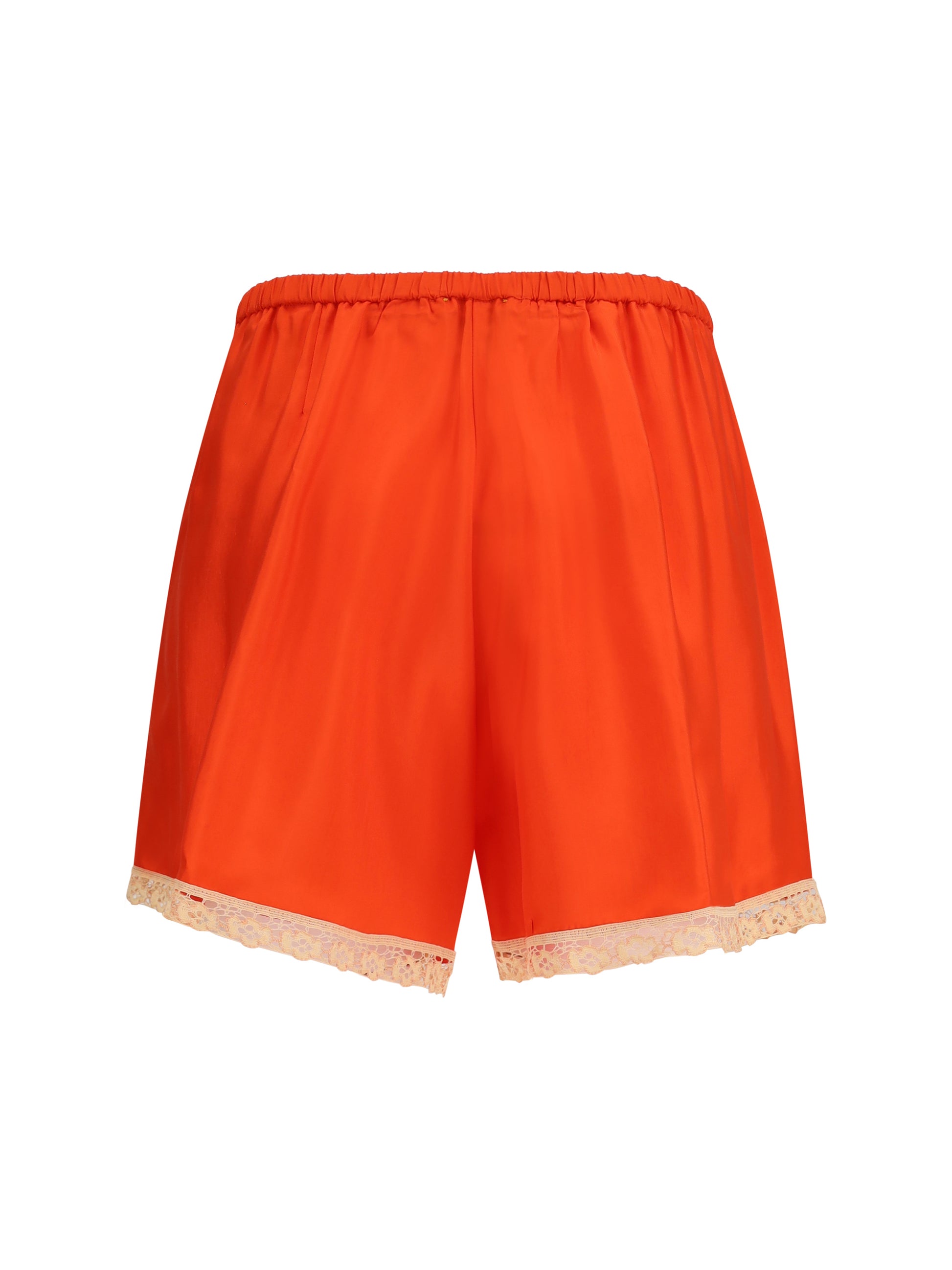 Forte_Forte Women Viscose Twill Shorts With Lace FORTE FORTE