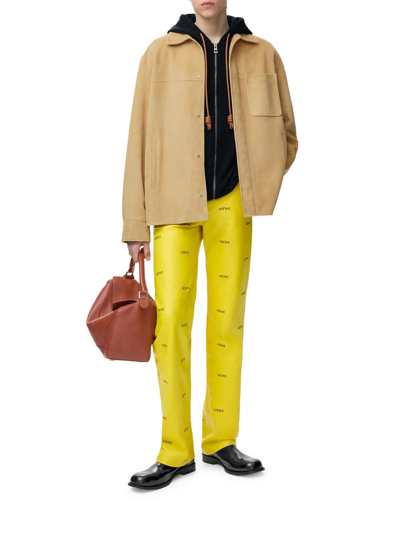 Loewe Men Suede Lambskin Overshirt LOEWE