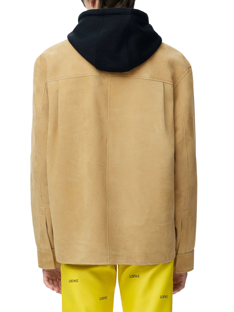Loewe Men Suede Lambskin Overshirt LOEWE
