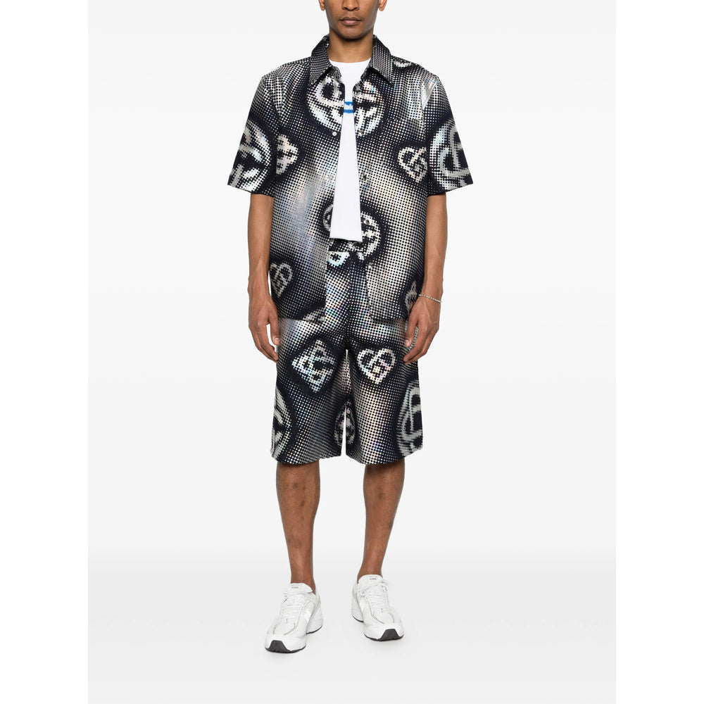 Casablanca Black Shorts - Denim Shorts Men CASABLANCA