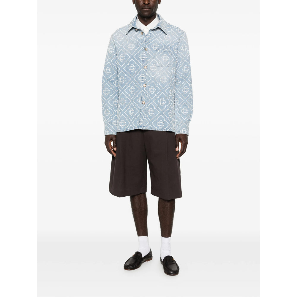 Casablanca Blue Shirts Men CASABLANCA