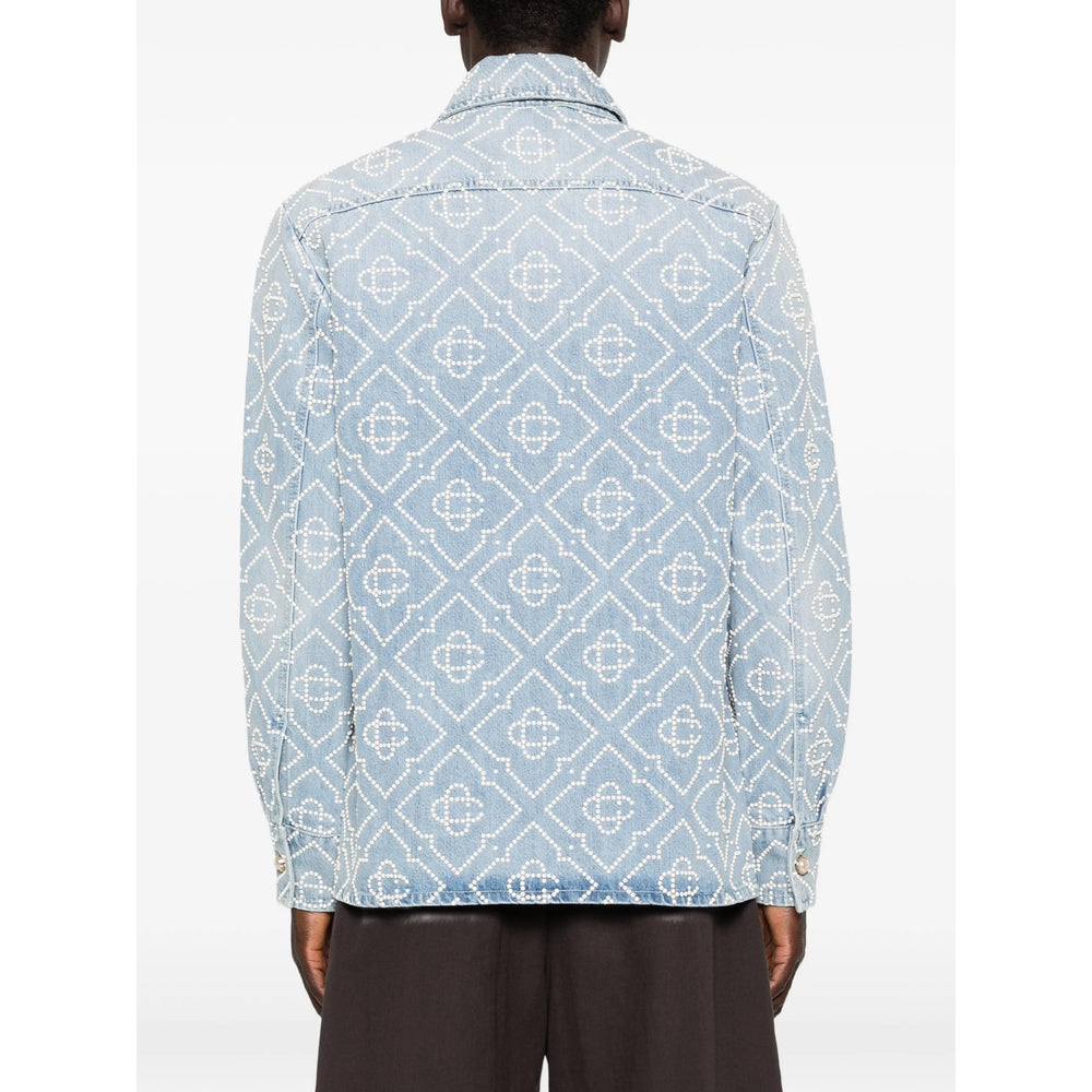 Casablanca Blue Shirts Men CASABLANCA