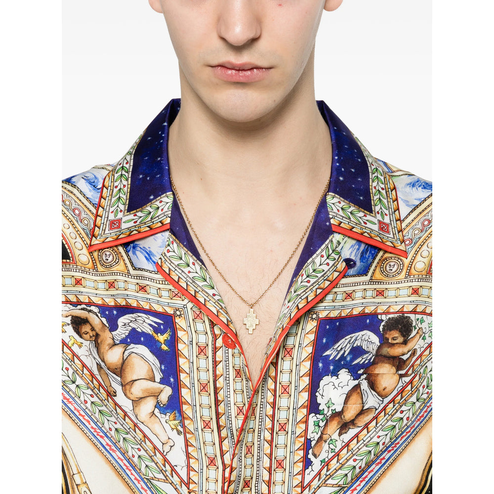 Casablanca Neutrals Shirts Men CASABLANCA