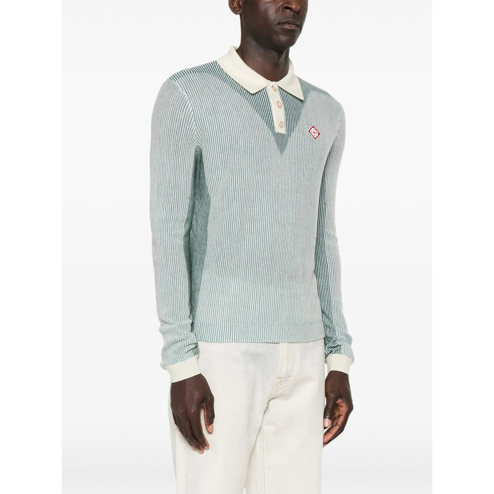 Casablanca Green Polo Shirts Men CASABLANCA