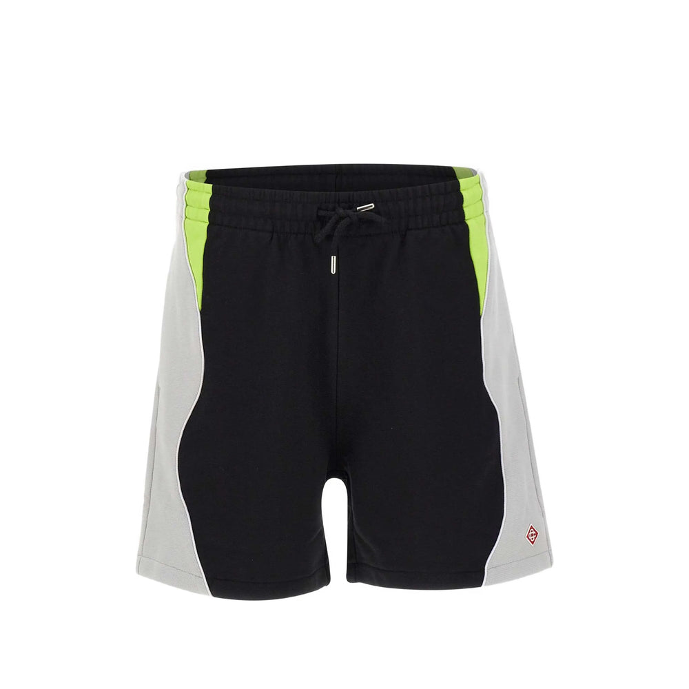 Casablanca Black Shorts - Track & Running Shorts Men CASABLANCA