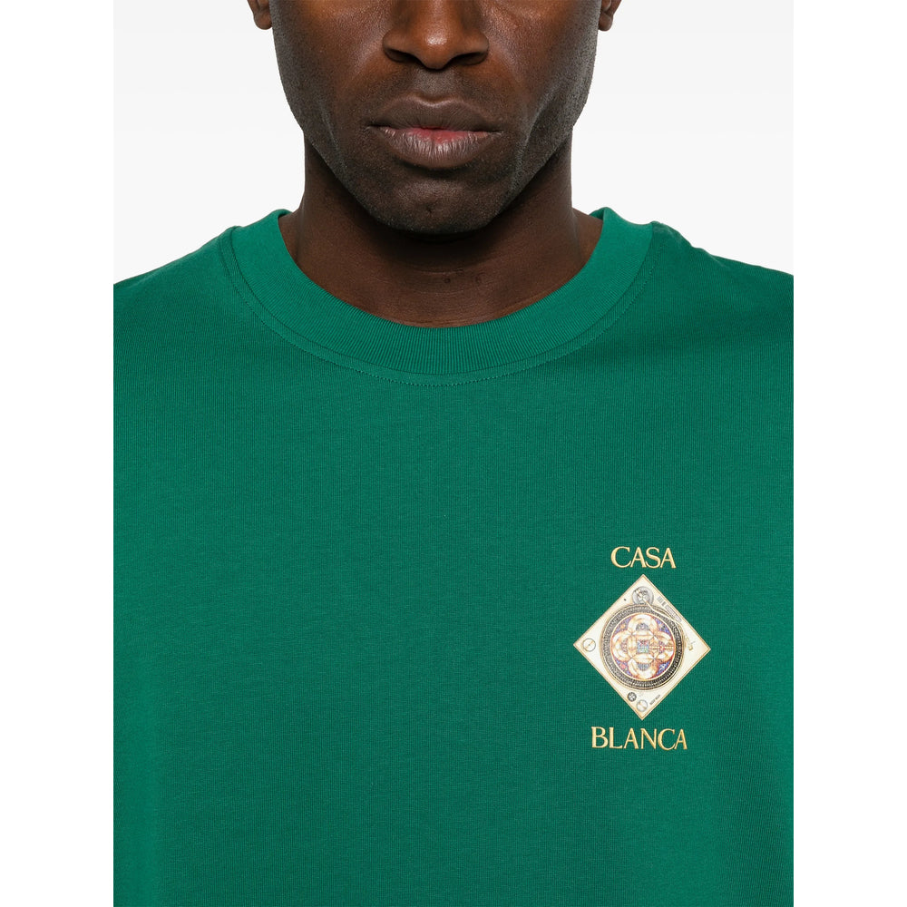Casablanca Green T-Shirts & Vests - T-Shirts Men CASABLANCA