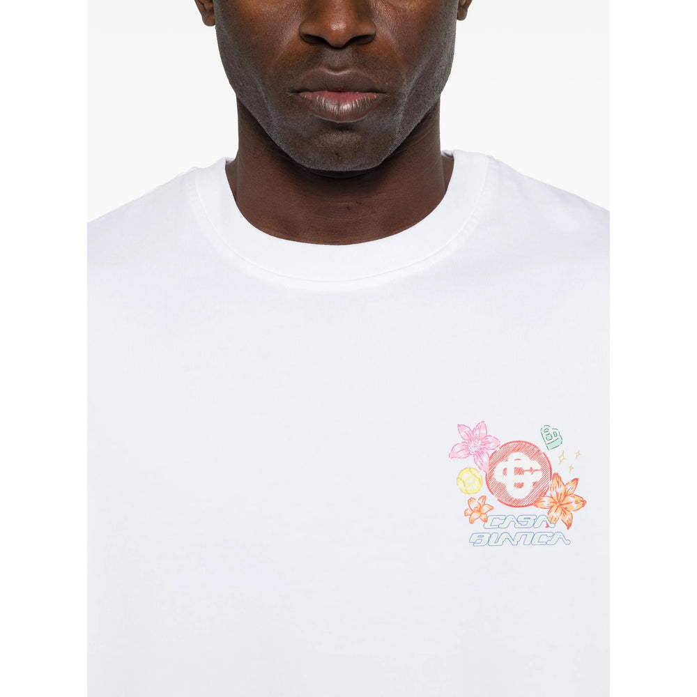 Casablanca White T-Shirts & Vests - T-Shirts Men CASABLANCA