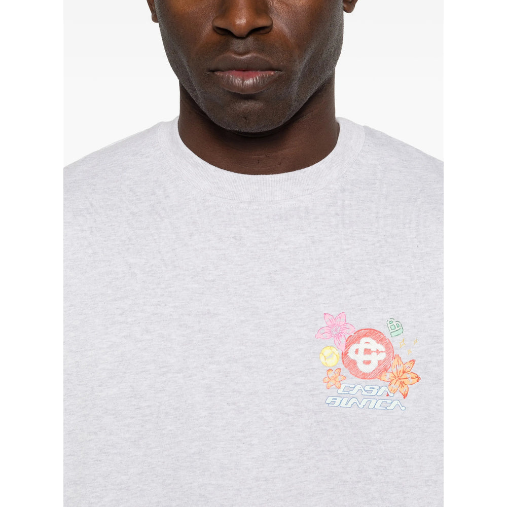 Casablanca Grey T-Shirts & Vests - T-Shirts Men CASABLANCA