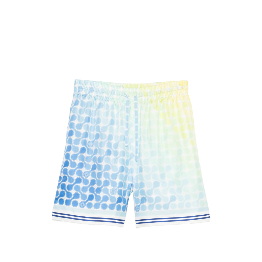 Casablanca Blue Shorts - Track & Running Shorts Men CASABLANCA