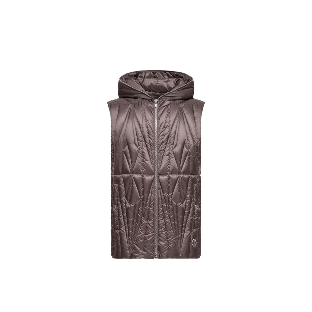 Moncler X Rick Owens Brown Jackets - Waistcoats & Gilets Men MONCLER X RICK OWENS