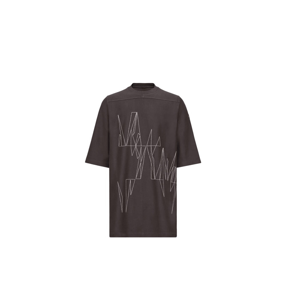 Moncler X Rick Owens Brown T-Shirts & Vests - T-Shirts Men MONCLER X RICK OWENS