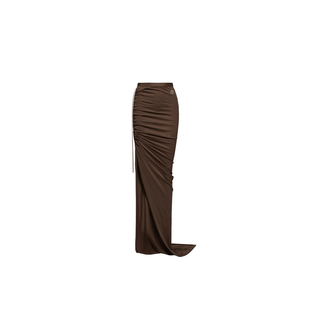 Moncler X Rick Owens Brown Skirts - Fitted Skirts Women MONCLER X RICK OWENS