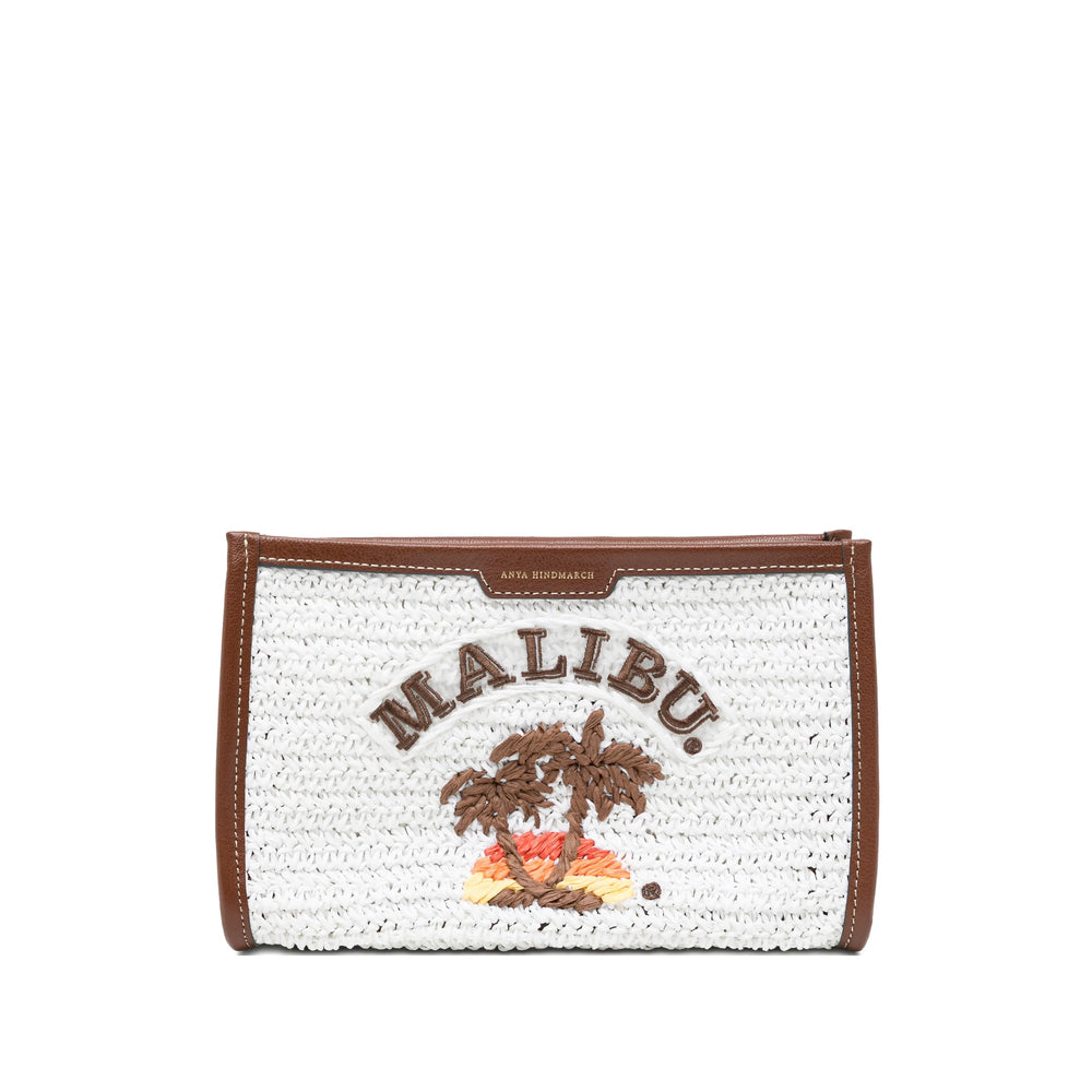 Anya Hindmarch White Clutch Bags Women ANYA HINDMARCH