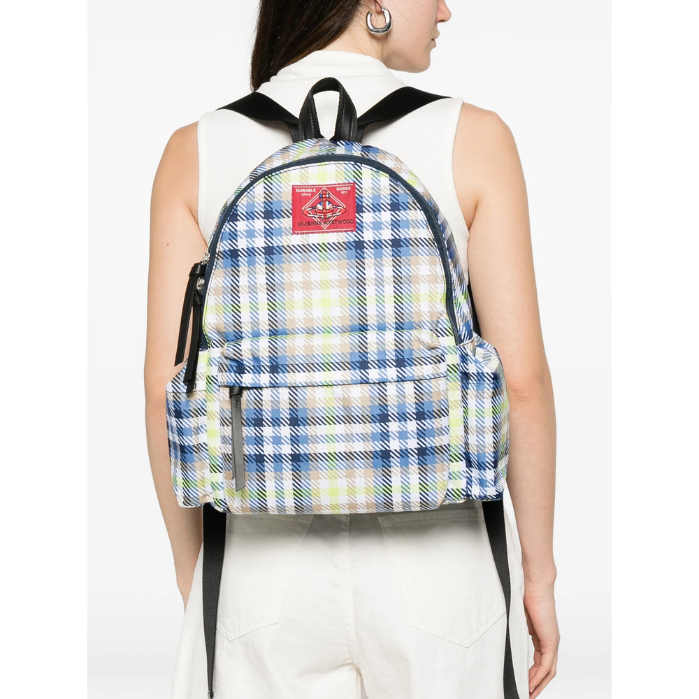 Vivienne Westwood Blue Backpacks Women VIVIENNE WESTWOOD