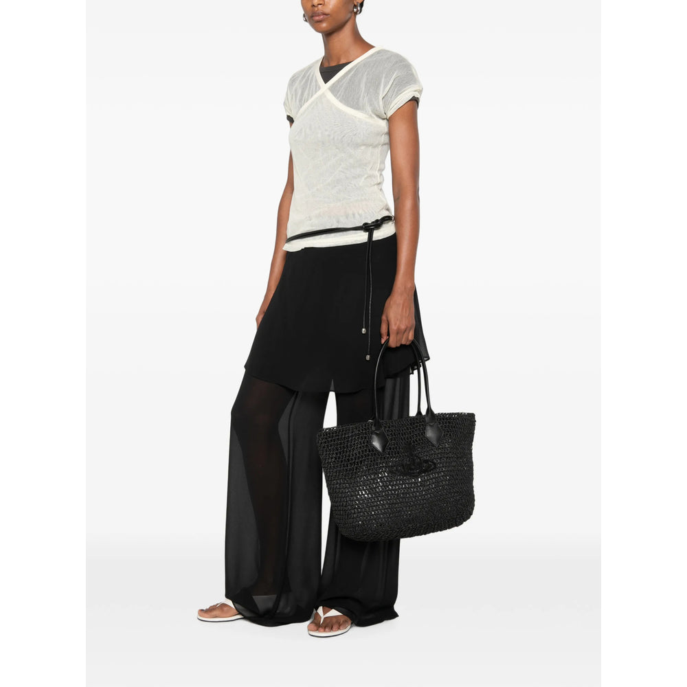 Vivienne Westwood Black Tote Bags Women VIVIENNE WESTWOOD
