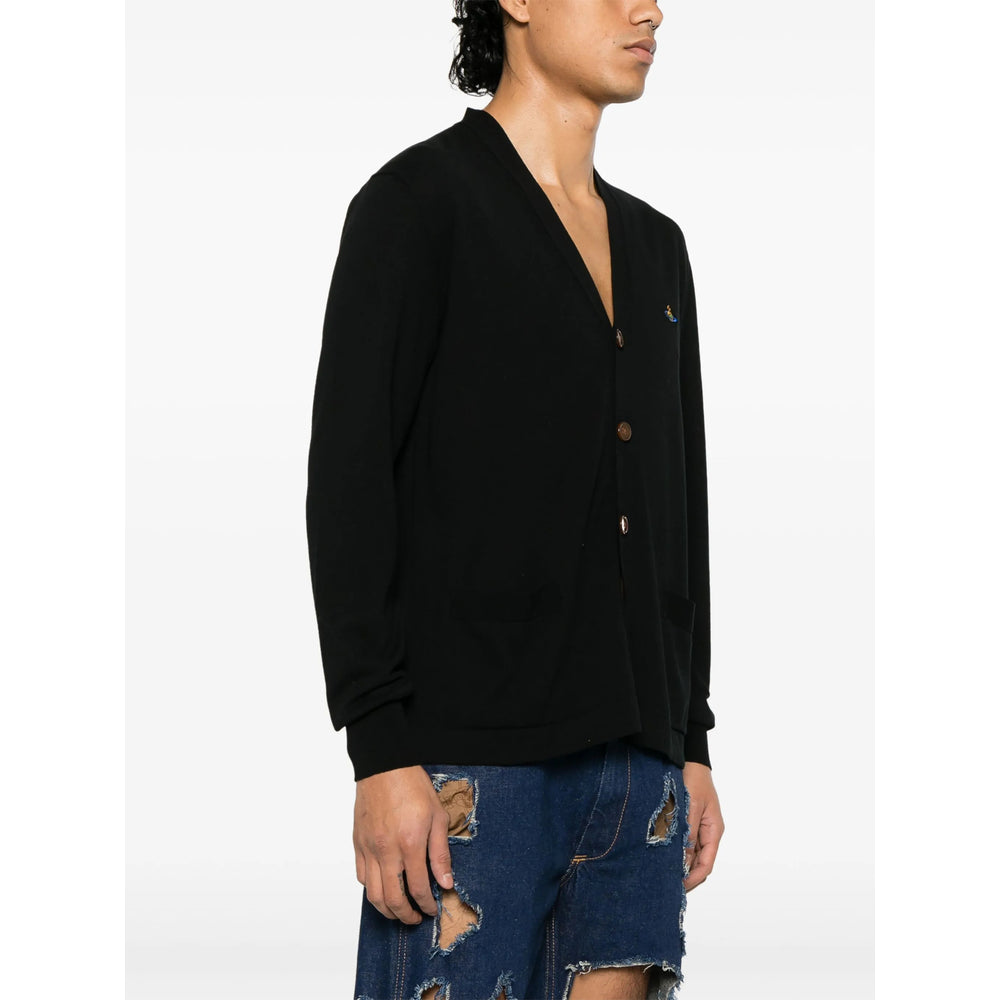 Vivienne Westwood Black Sweaters & Knitwear - Cardigans Men VIVIENNE WESTWOOD