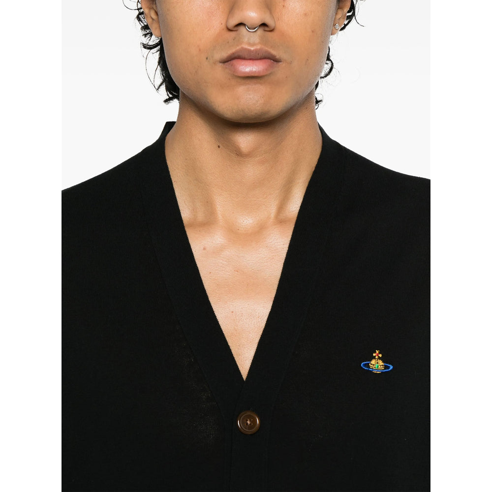 Vivienne Westwood Black Sweaters & Knitwear - Cardigans Men VIVIENNE WESTWOOD