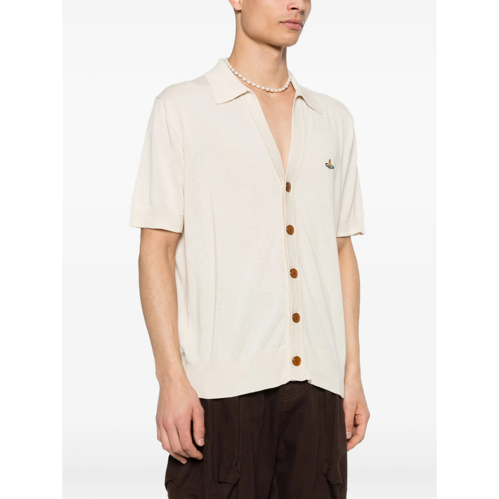 Vivienne Westwood Neutrals Sweaters & Knitwear - Cardigans Men VIVIENNE WESTWOOD