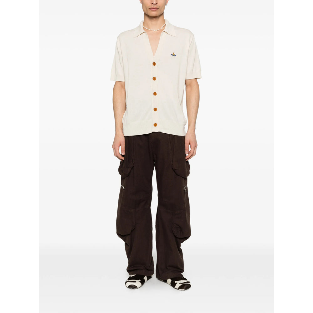 Vivienne Westwood Neutrals Sweaters & Knitwear - Cardigans Men VIVIENNE WESTWOOD