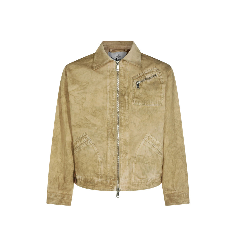 Vivienne Westwood Green Jackets - Shirt Jackets Men VIVIENNE WESTWOOD