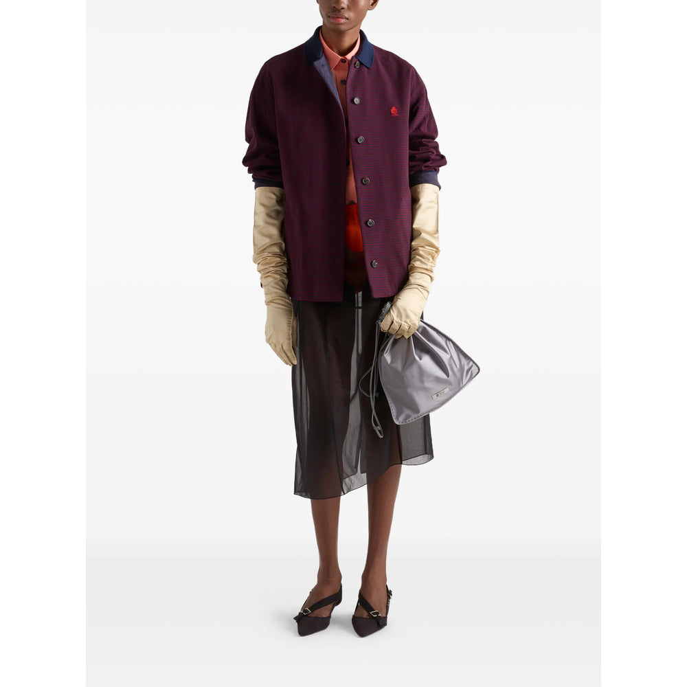 Prada Red Jackets - Bomber Jackets Women PRADA