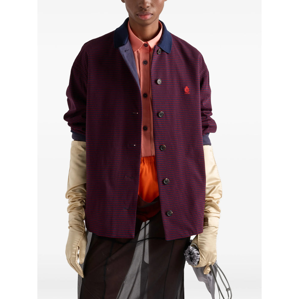 Prada Red Jackets - Bomber Jackets Women PRADA
