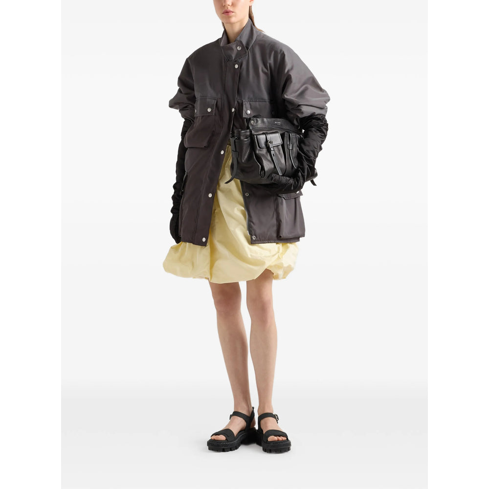 Prada Grey Jackets - Military Jackets Women PRADA