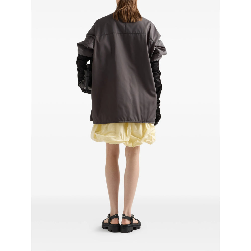 Prada Grey Jackets - Military Jackets Women PRADA
