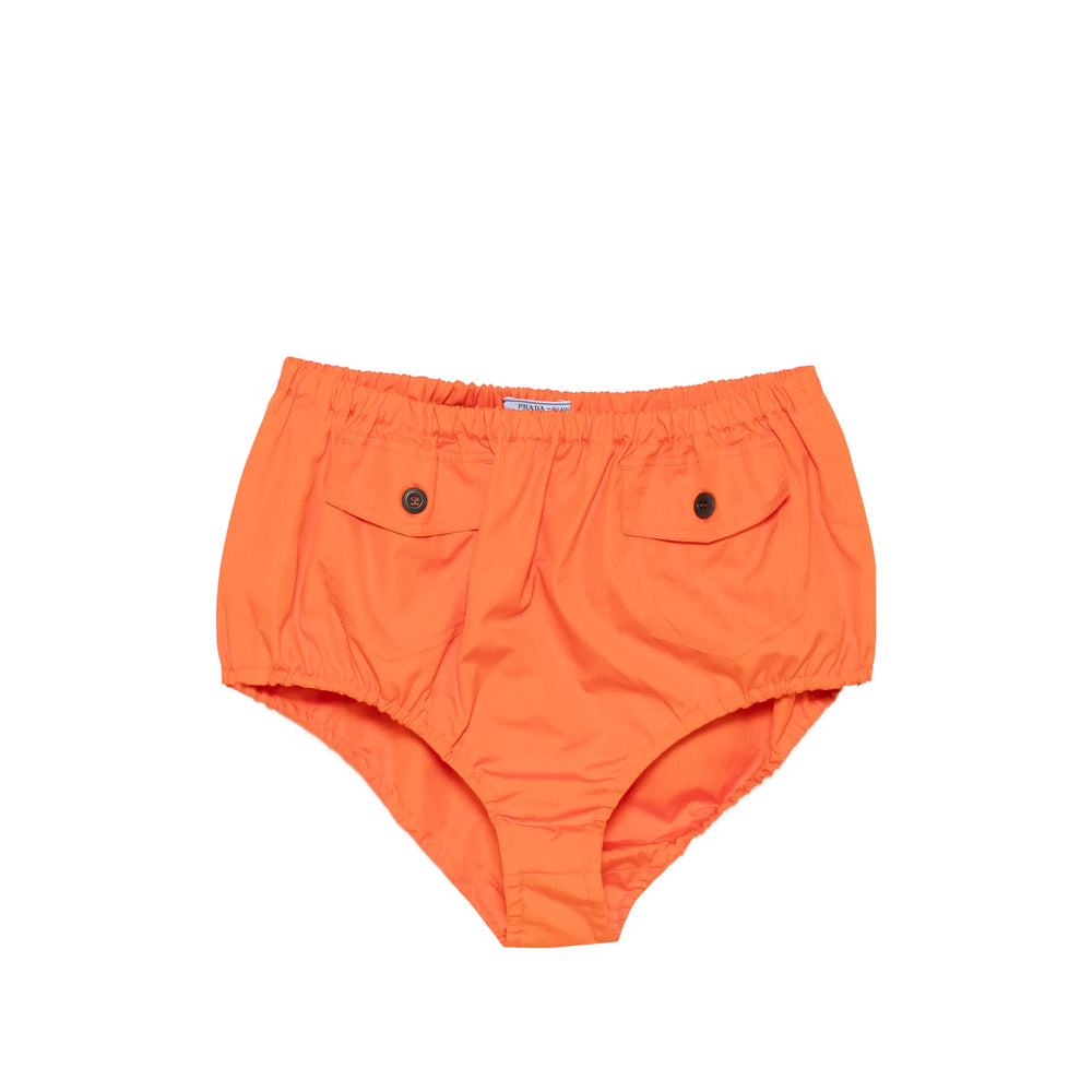Prada Orange Shorts - Mini Shorts Women PRADA