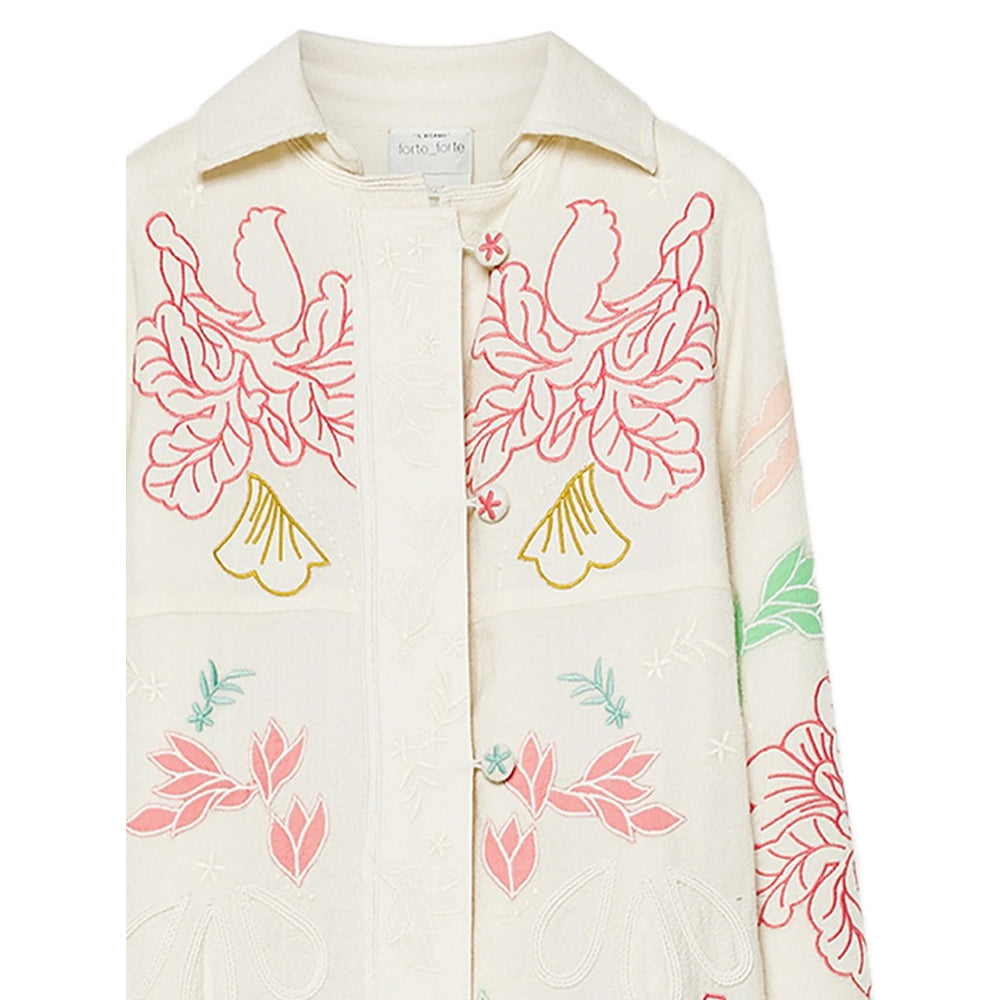 Forte Forte Neutrals Coats - Single Breasted Coats Women FORTE FORTE