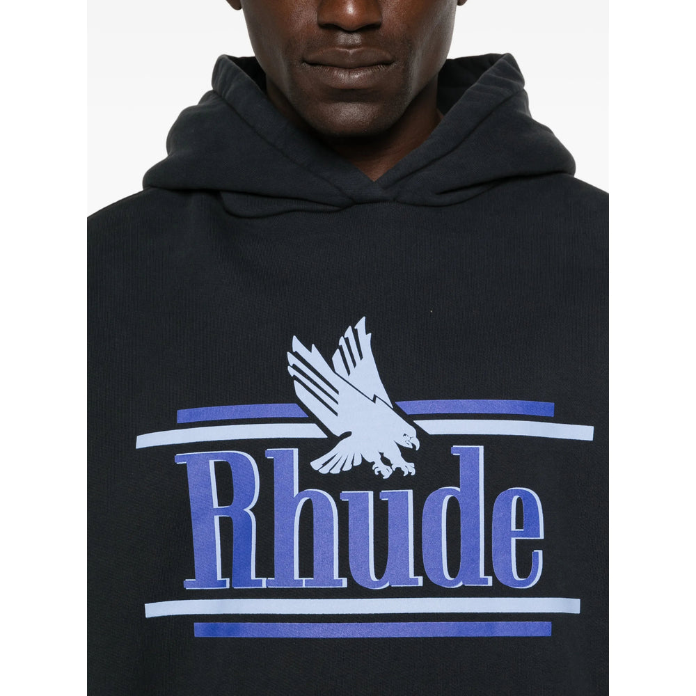 Rhude Black Sweaters & Knitwear - Hoodies Men RHUDE