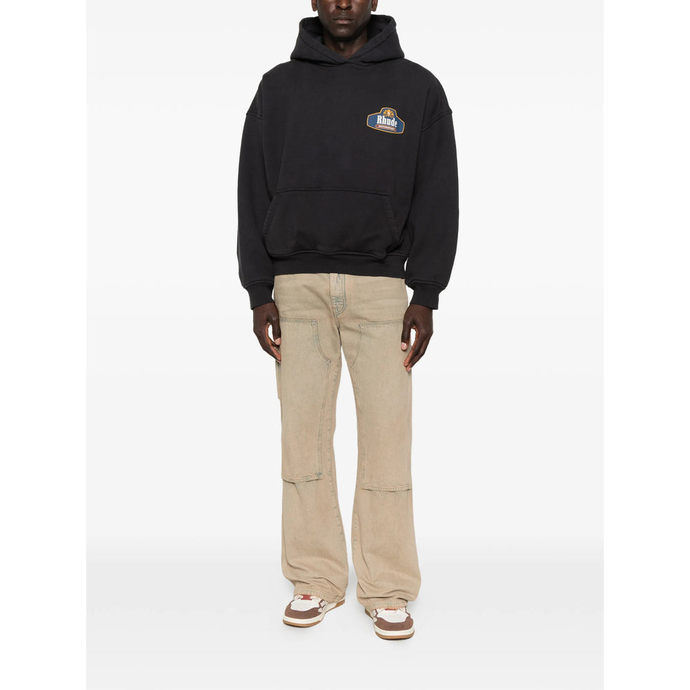 Rhude Black Sweaters & Knitwear - Hoodies Men RHUDE